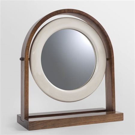 ETTORE SOTTSASS Uno specchio da tavolo per POLTRONOVA, ANNI '60. Legno di...