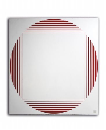 GIANNI CELADA Uno specchio da parete "Brama" per FONTANA ARTE, anni '70. Cm...