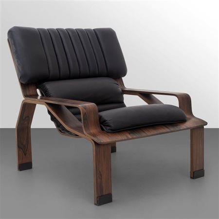 JOE COLOMBOUna poltrona "Superleggera" per COMFORT, 1964. Compensato curvato,...