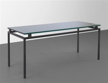 FONTANA ARTEUn tavolino "2001", circa 1961. Acciaio verniciato, cristallo...