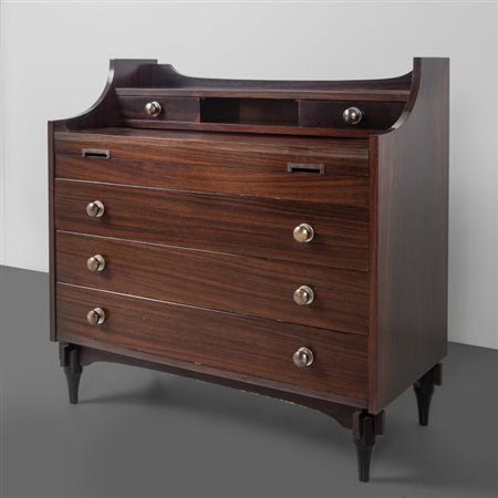 CLAUDIO SALOCCHI Una cassettiera "SC 284" trasformabile in scrittoio e...