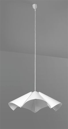 GINO SARFATTI Una lampada a sospensione "2134" per ARTELUCE, 1972. Alluminio...
