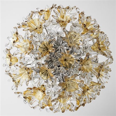 VENINI (Editore)Una lampada a plafone della serie "Esprit" (modello 959.09),...