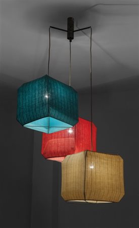 BRUNO MUNARI Una lampada a sospensione della serie "Bali" per DANESE, Milano,...