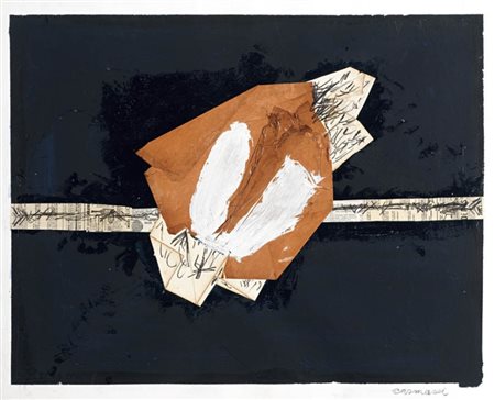 Arturo Carmassi Lucca 1925 Collage per Marguerite Youcenar III, 1990 Collage...