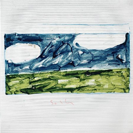 Mario Schifano Homs 1934 - Roma 1998 Senza titolo, 1974-78 Smalto su tela e...