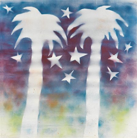 Mario Schifano Homs 1934 - Roma 1998 Senza titolo, 1979-80 Olio su tela, cm....