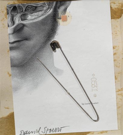 Daniel Spoerri Galati 1930 Spingole francesi, 1993 Collage su carta, cm....