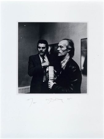 Urs Lüthi Lucerna 1947 Senza titolo, 1975 Stampa ai sali d'argento montata su...