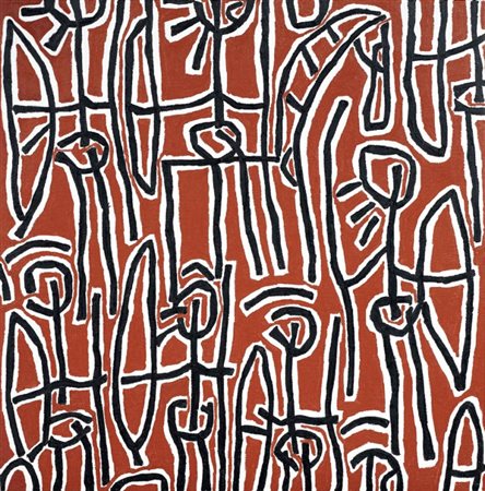 Sergio Fermariello Napoli 1961 Senza titolo, 2007 Olio su tela, cm. 99,5x97...