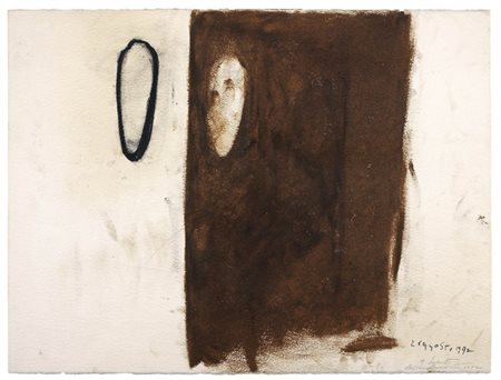 Piero Pizzi Cannella Roma 1955 Senza titolo, 1992 Tecnica mista su...