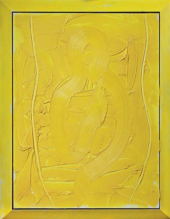 Gianni Dessì Roma 1955 In cornice , 2004 Olio su tela in cornice d'artista,...