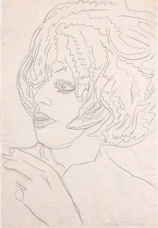 Andy Warhol Pittsburgh 1928 - New York 1987 Ladies and Gentlemen, 1974 Matita...