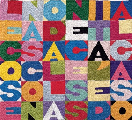 Alighiero Boetti Torino 1940 - Roma 1994 Le cose nascono dalla necessità e...