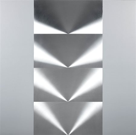 Getulio Alviani Udine 1939 Superficie a testura vibratile da modulo continuo,...