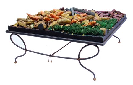 Piero GILARDI Torino 1942 Aia con granoturco, 2004, poliuretano espanso su...