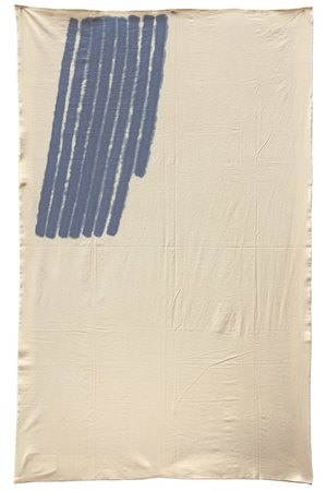 Giorgio GRIFFA Torino 1936 Obliquo, 1977, acrilico su tela, cm. 163 x 103,...