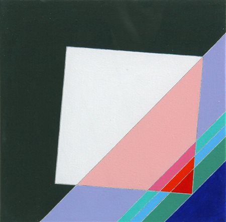 Eugenio CARMI Genova 1920 Lugano, 2016 Quadrato incerto, 2007, acrilico su...