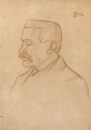 Mario TOZZI Fossombrone (Ps) 1895 Saint Jean du Gard 1979 Vecchio contadino,...