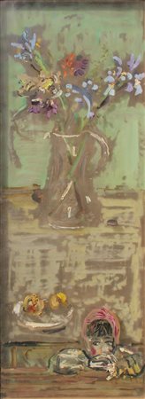 Remo BIANCO Dergano, 1922 Milano, 1988 715/3D, 1950, olio su tre fogli di...