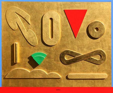 Lucio DEL PEZZO Napoli 1933 Il segno dell'infinito, 1996, tecnica mista su...