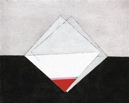 Eugenio CARMI Genova 1920 Lugano, 2016 Ingenuità, 1991, acrilico su iuta, cm....