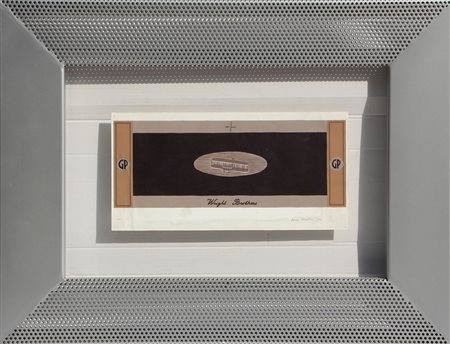 Gianni PIACENTINO Coazze 1945 Wright Brothers G.P. 400x150', 1976, acrilico...