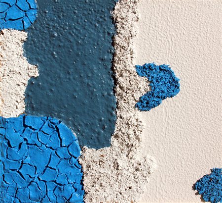 Angela CACCIAMANI Spoleto, 1955 Composizione di cretto azzurro quarzo bianco...