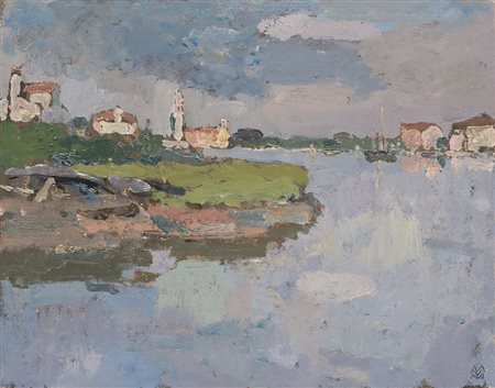 Mario Vellani Marchi (Modena 1895 - Milano 1979) "Estate a Mazzorbo" 1930...