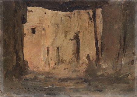 Constant George Gasté (Parigi 1869 - Madurai (India) 1910) "La rue de Paris a...