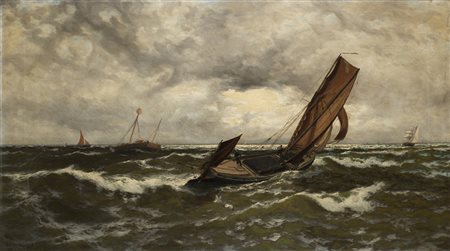 Thomas Rose Miles (Inghilterra - Attrivo tra 1869 - 1888) "Bound for the...