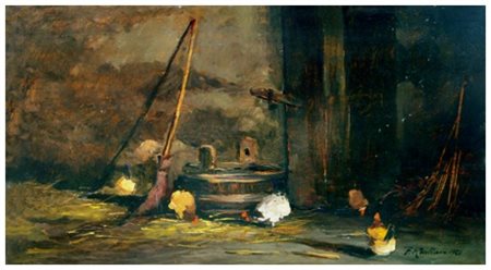 FERRUCCIO RONTINI Firenze 1893 – Livorno 1964 Senza titolo 1926 Olio su...