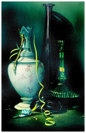 MARIO UGHI Livorno 1932 – Livorno 2012 Dopo il veglione Olio su tela 80 x 50....