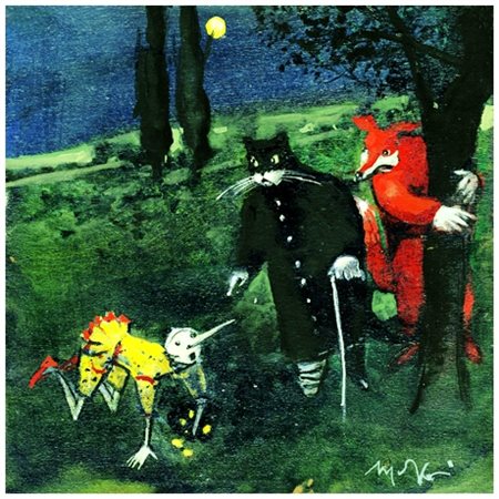 MARIO MADIAI Livorno 1944 Senza titolo Olio su tavola 20 x 20. Firma in b. a...