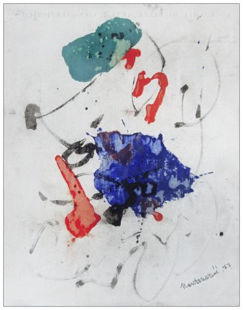 LUIGI MONTANARINI Firenze 1906 – Roma 1998 Senza titolo 1977 Acrilico su...