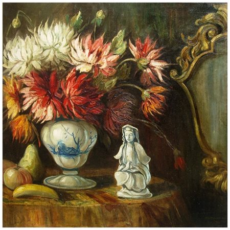 GUIDO BORGIANNI New York 1915 – Firenze 2011 Senza titolo Olio su tela 78,5 x...