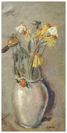 GIUSEPPE MANFREDI Seravezza 1934 – Montecatini Terme 1987 Senza titolo Olio...