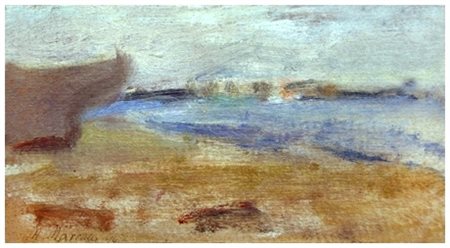 MARIO MARCUCCI Viareggio 1910 – Viareggio 1992 Senza titolo Olio su cartone...