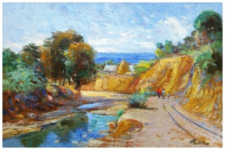 RUTILIO MUTI Vicchio di Mugello 1904 – Vicchio di Mugello 1995 Lungo la...