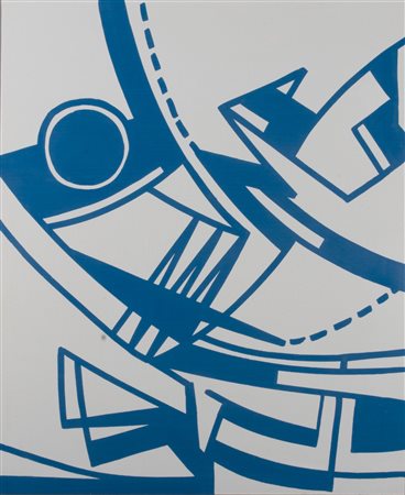 Aldo Porcaro (XX) Senza titolo firmato e datato sul retro acrilico su tela...