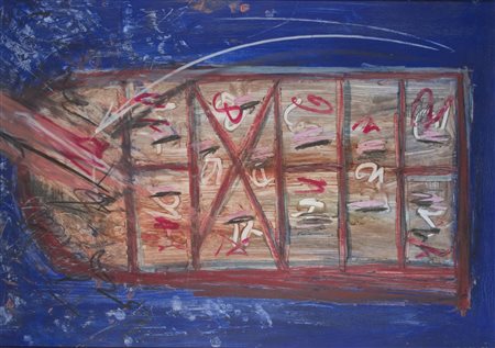 Giuseppe Debiasi (1947) Dal ciclo dei giochi, Il gioco del mondo n. 2 firma...