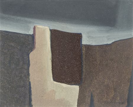 Bruno Colorio (1911-1997) Elementi astratti tecnica mista su carta cm 223x28...