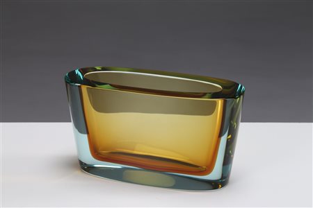 POLI FLAVIO (1900 - 1984) Vaso a una sommersione, per Seguso, 1960. 1960....