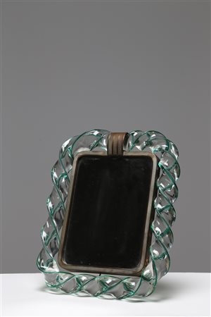 PONTI GIO' (1891 - 1979) Attrib. Cornice da tavolo in vetro di murano e...