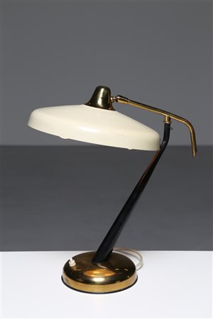 TORLASCO OSCAR Lampada da tavolo mod. 331 in ottone e metallo laccato, per...