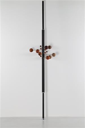 BORSANI OSVALDO (1911 - 1985) Appendiabiti regolabile AT16 alluminio...