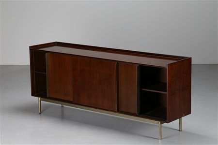 RINALDI GASTONE Mobile in paniforte impiallaciato palissandro, tre ante...