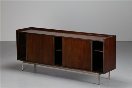 RINALDI GASTONE Mobile in paniforte impiallaciato palissandro, tre ante...