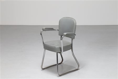 PONTI GIO' (1891 - 1979) Poltroncina prodotta da Parma e C. per uffici di...