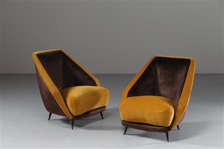 VERONESI GUGLIELMO Raro modello di poltrona, disegnato dall’autore e...